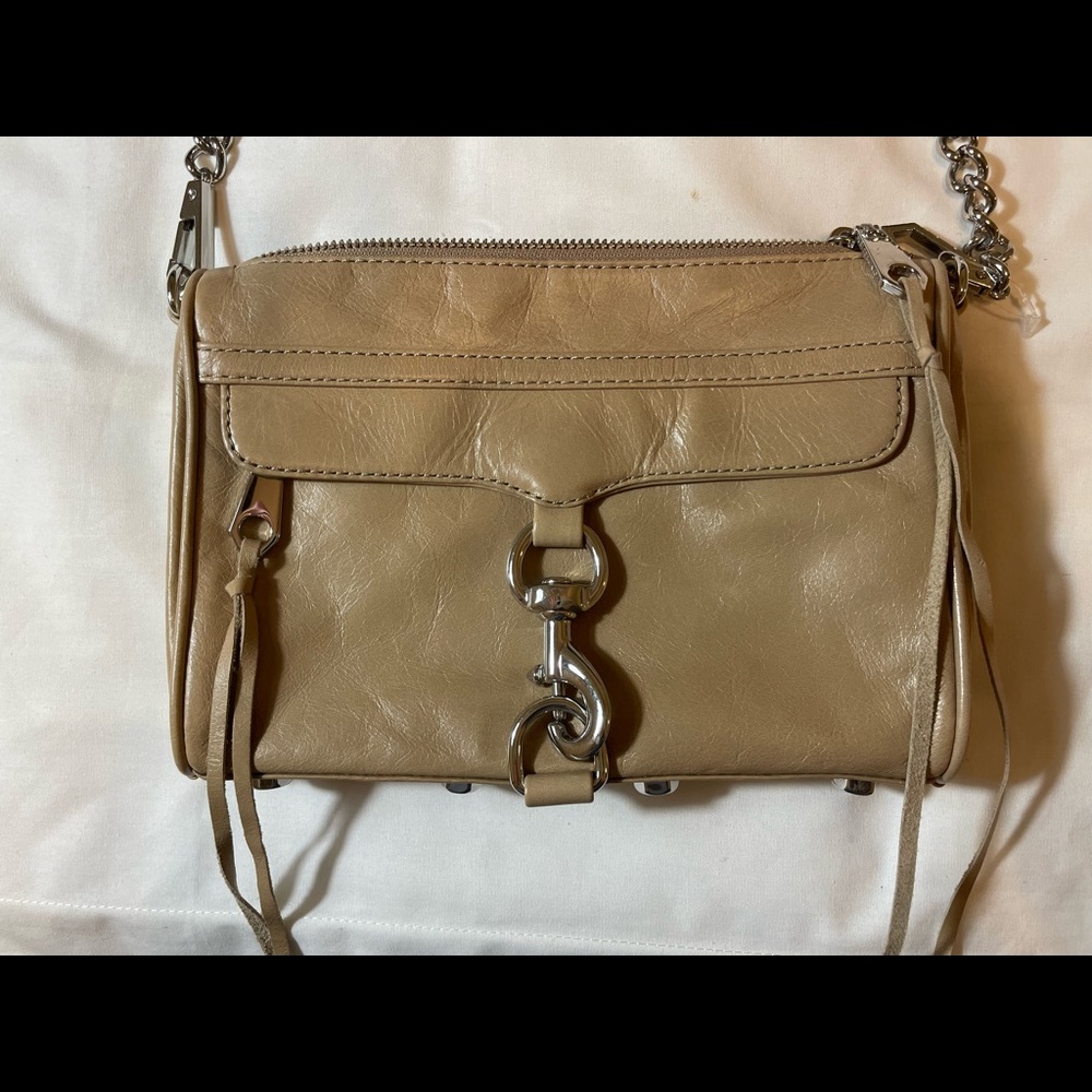 Rebecca Minkoff Tan Mini M.a.c Crossbody Purse